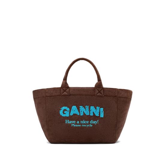 26FW 가니 토트백 C2080030 979 BROWN BLUE