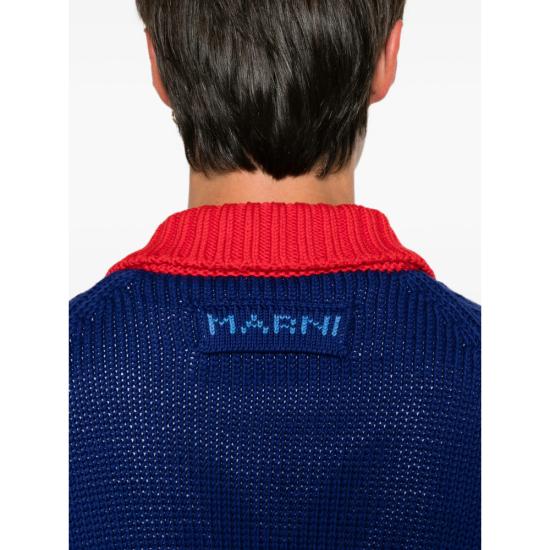 26FW 마르니 집업 니트 UFC851 CDMG0193Q0 00B60 BLUE - MARNI