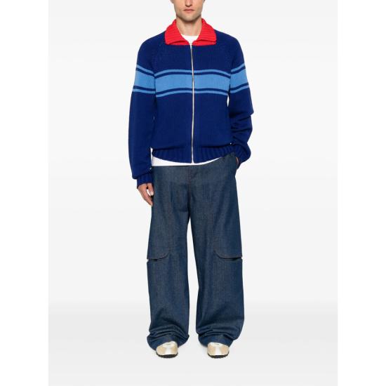 26FW 마르니 집업 니트 UFC851 CDMG0193Q0 00B60 BLUE - MARNI