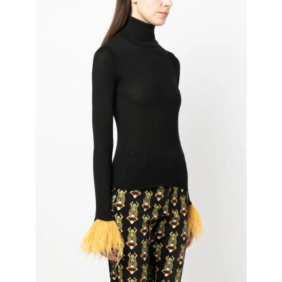 26FW 라 더블제이 자켓 PUL0167 KNI091VA19 BL01 BLACK - LA DOUBLEJ