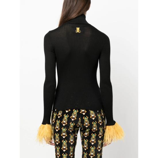 26FW 라 더블제이 자켓 PUL0167 KNI091VA19 BL01 BLACK - LA DOUBLEJ