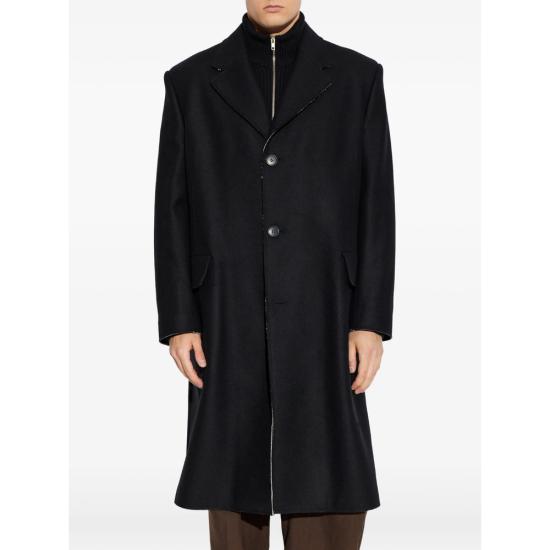 26FW MM6 메종마르지엘라 코트 S52207 SH0AA0027 900 BLACK - MM6 MAISON MARGIELA
