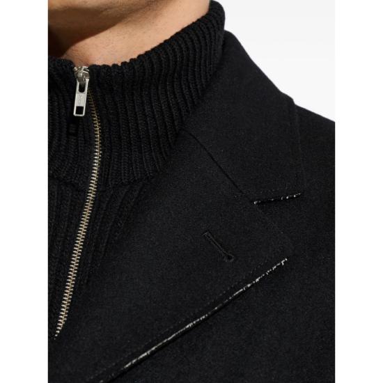 26FW MM6 메종마르지엘라 코트 S52207 SH0AA0027 900 BLACK - MM6 MAISON MARGIELA