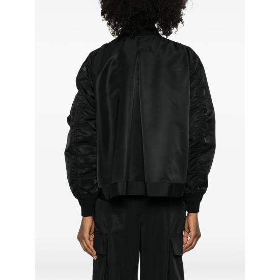 26FW 사카이 나일론 봄버자켓 SCW 301 001 BLACK - SACAI