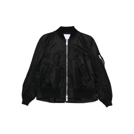 26FW 사카이 나일론 봄버자켓 SCW 301 001 BLACK