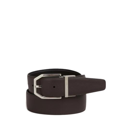 26FW 브리오니 가죽 벨트 OBMF0L PB722 1020 BLACK BROWN - BRIONI
