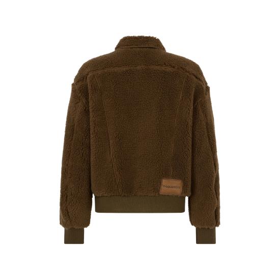26FW 디스퀘어드2 봄버 자켓 S25602 S74AM1719 136 BROWN - DSQUARED2