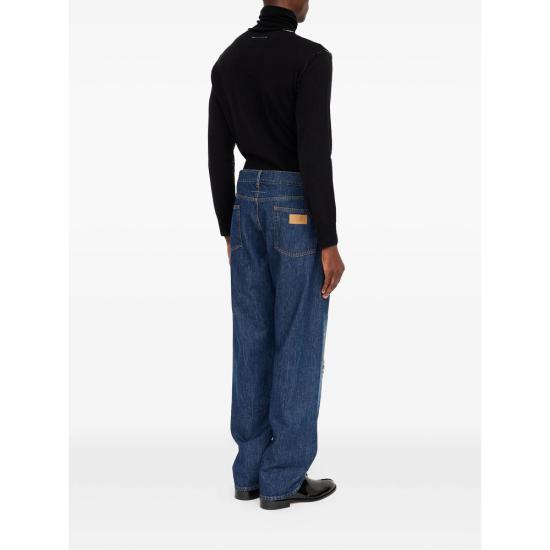 26FW MM6 메종마르지엘라 스트레이트 팬츠 M30055 SH0LA0043 967 BLUE - MM6 MAISON MARGIELA