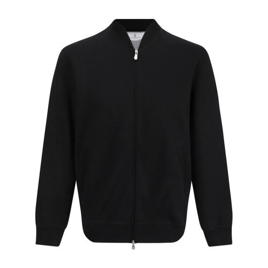 26FW 브루넬로 쿠치넬리 집업 니트 MM8319072G C101 BLACK
