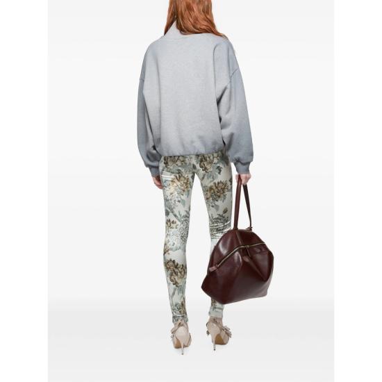 26FW 아크네 스튜디오 플리스 로고 스웨트셔츠 플리스 로고 스웨트셔츠 AI0193 GREYM - ACNE STUDIOS