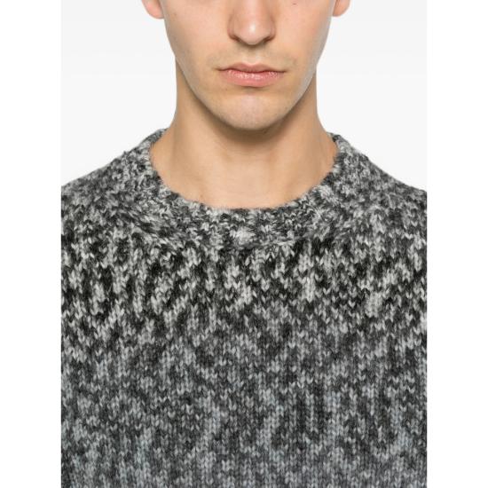 26FW 돈답 스웨터 UT309 002 998 GREY BLACK - DONDUP