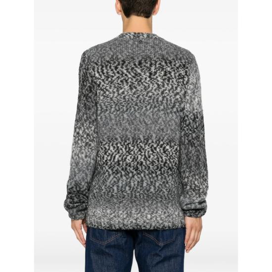 26FW 돈답 스웨터 UT309 002 998 GREY BLACK - DONDUP