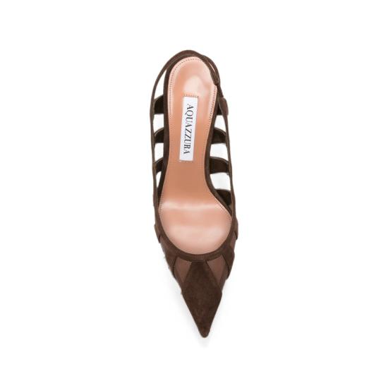 26FW 아쿠아주라 힐/펌프스 SEEMIDP0 SFE ESP ESPRE BROWN - AQUAZZURA