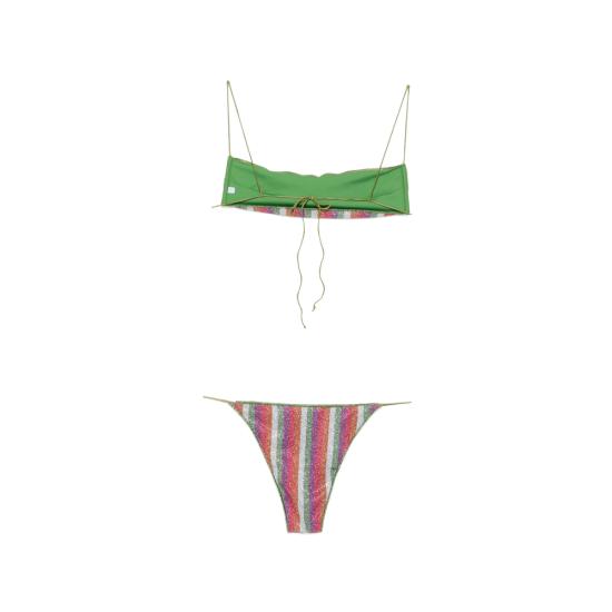 26FW 오세리 비키니 수영복 LLF257 PRINTED LU ROSE PINK GREEN - OSÉREE