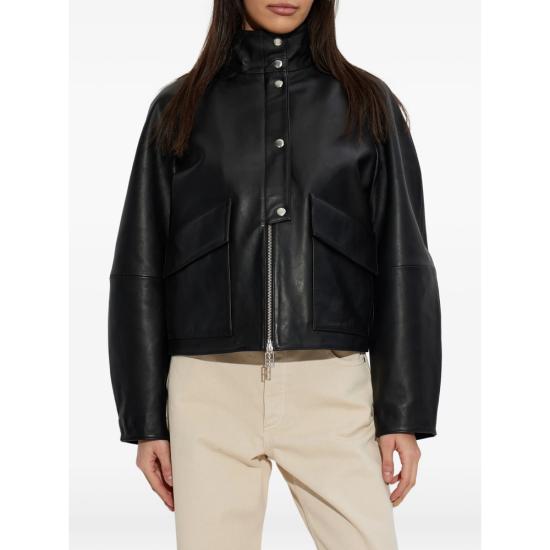 26FW 바이말렌비거 가죽 자켓 SUZANNE 050 BLACK - BY MALENE BIRGER