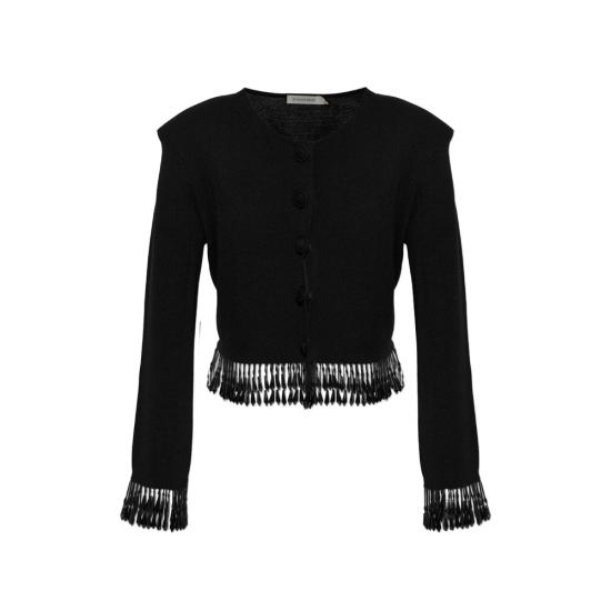 26FW 바이말렌비거 가디건 SHELLY 050 BLACK