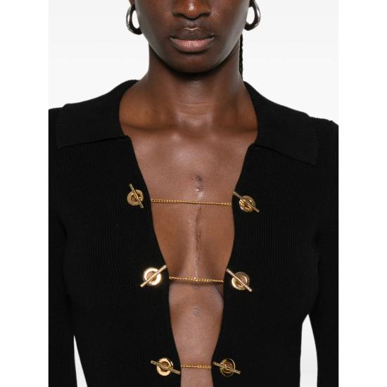 26FW 엘리자베타프랜치 미디 원피스 AM01S66E2 110 BLACK - ELISABETTA FRANCHI