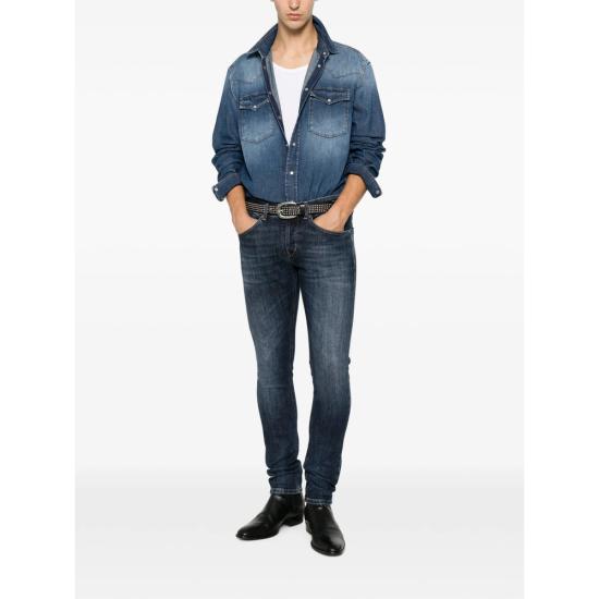 26FW 돈답 데님 셔츠 UC343R MY5 800 BLUE - DONDUP