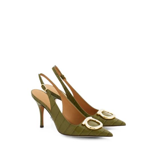 26FW 살바토레 페라가모 힐/펌프스 01L945 0794993 1C NEOLI GREEN - SALVATORE FERRAGAMO