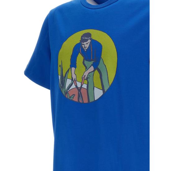 26FW JW앤더슨 반팔 티셔츠 JT0344 PG1937 802 BLUE - JW ANDERSON