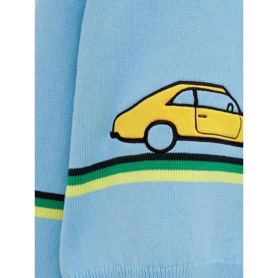 26FW JW앤더슨 스웨터 KW1623 YN0515 830 BLUE - JW ANDERSON