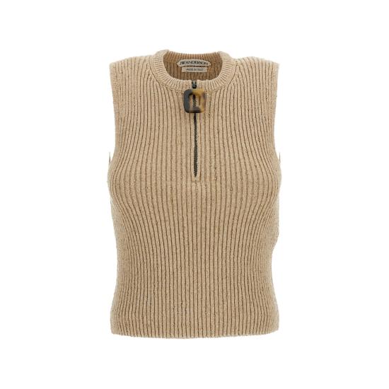 26FW JW앤더슨 민소매 티셔츠 KW1547 YN0511 150 NEUTRALS