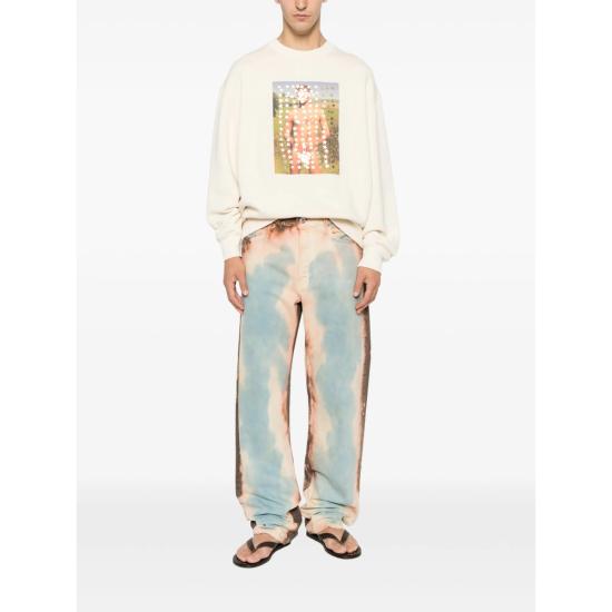 26FW JW앤더슨 데님 팬츠 DT0117 PG1979 406 ORANGE BLUE - JW ANDERSON
