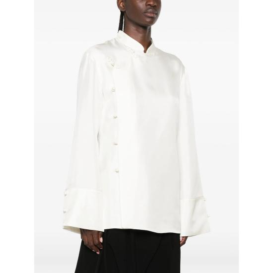 26FW 로에 블라우스 420 20 044 CREAM NEUTRALS BLACK - ROHE
