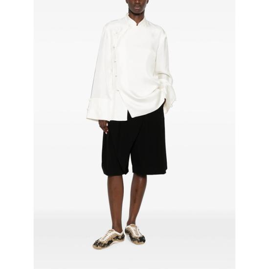 26FW 로에 블라우스 420 20 044 CREAM NEUTRALS BLACK - ROHE