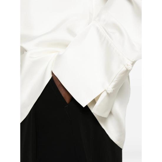 26FW 로에 블라우스 420 20 044 CREAM NEUTRALS BLACK - ROHE