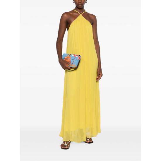 26FW 스타우드 롱 원피스 R26P2297CF CTRN YELLOW - STAUD