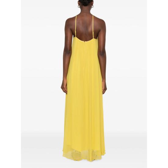 26FW 스타우드 롱 원피스 R26P2297CF CTRN YELLOW - STAUD
