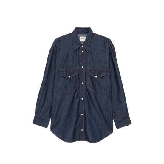 26FW 케이트 셔츠 1198923040 W923 040 BLUE BROWN