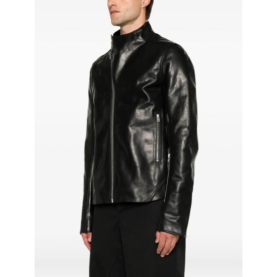 26FW 릭 오웬스 가죽 자켓 RU02F4745 LGB 09 BLACK - RICK OWENS