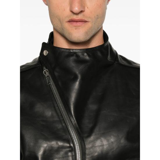 26FW 릭 오웬스 가죽 자켓 RU02F4745 LGB 09 BLACK - RICK OWENS