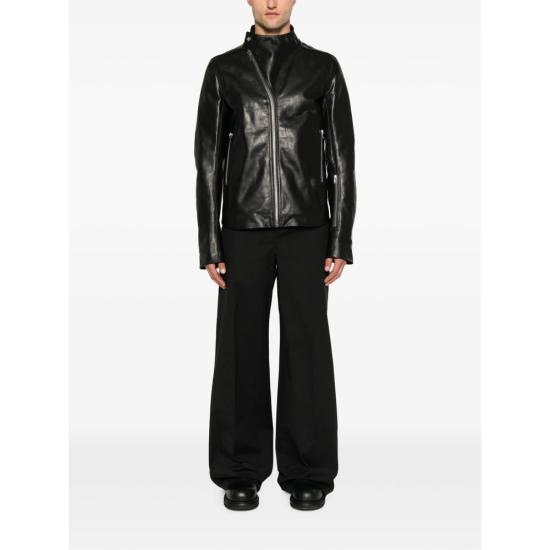 26FW 릭 오웬스 가죽 자켓 RU02F4745 LGB 09 BLACK - RICK OWENS