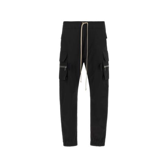 26FW 릭 오웬스 트레이닝/조거 팬츠 RU02F4396 TE 09 BLACK