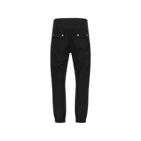 26FW 릭 오웬스 트레이닝/조거 팬츠 RU02F4368 TE 09 BLACK - RICK OWENS