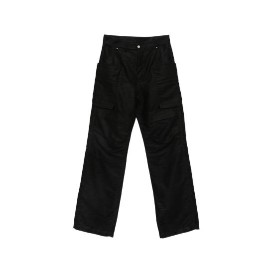 26FW 릭 오웬스 스트레이트 팬츠 RU02F4346 MOR 09 BLACK