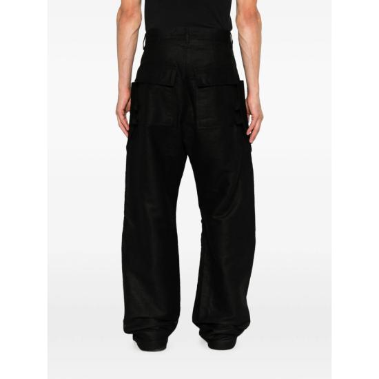26FW 릭 오웬스 스트레이트 팬츠 RU02F4346 MOR 09 BLACK - RICK OWENS