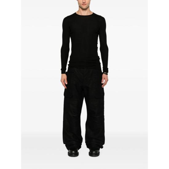 26FW 릭 오웬스 스트레이트 팬츠 RU02F4346 MOR 09 BLACK - RICK OWENS