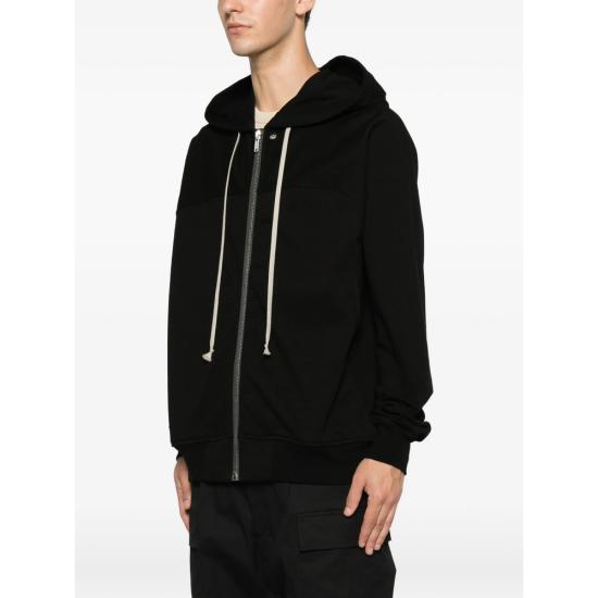 26FW 릭 오웬스 후드 티셔츠 RU02F4241 BA 09 BLACK - RICK OWENS