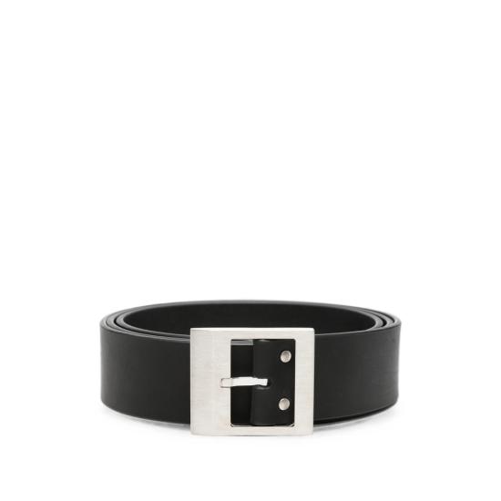 26FW 릭 오웬스 가죽 벨트 RA02F0983 LGE 09 BLACK