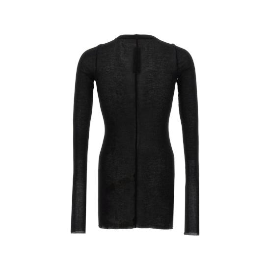 26FW 릭 오웬스 긴팔 티셔츠 RU02F4250 RC 09 BLACK - RICK OWENS