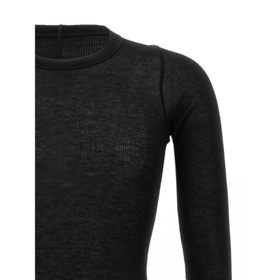 26FW 릭 오웬스 긴팔 티셔츠 RU02F4250 RC 09 BLACK - RICK OWENS