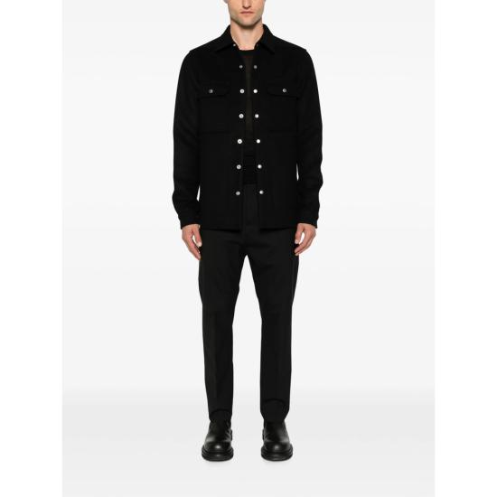26FW 릭 오웬스 스트레이트 팬츠 RU02F4363 ZL 09 BLACK - RICK OWENS