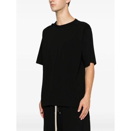 26FW 릭 오웬스 반팔 티셔츠 RU02F4232 JA 09 BLACK - RICK OWENS