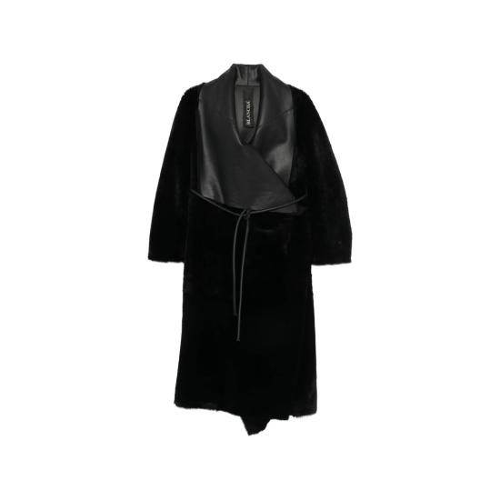 26FW 블랑샤 코트 26116 300 NERO BLACK