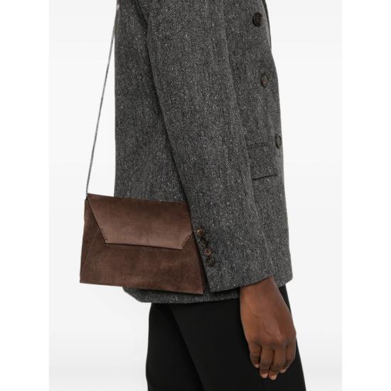 26FW 브루넬로 쿠치넬리 모닐레 장식 BC Duo 파우치 MWDLD2722 C9885 BROWN - BRUNELLO CUCINELLI