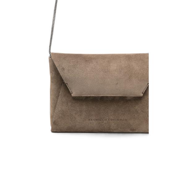 26FW 브루넬로 쿠치넬리 모닐레 장식 BC Duo 파우치 MWDLD2722 C8769 BROWN - BRUNELLO CUCINELLI
